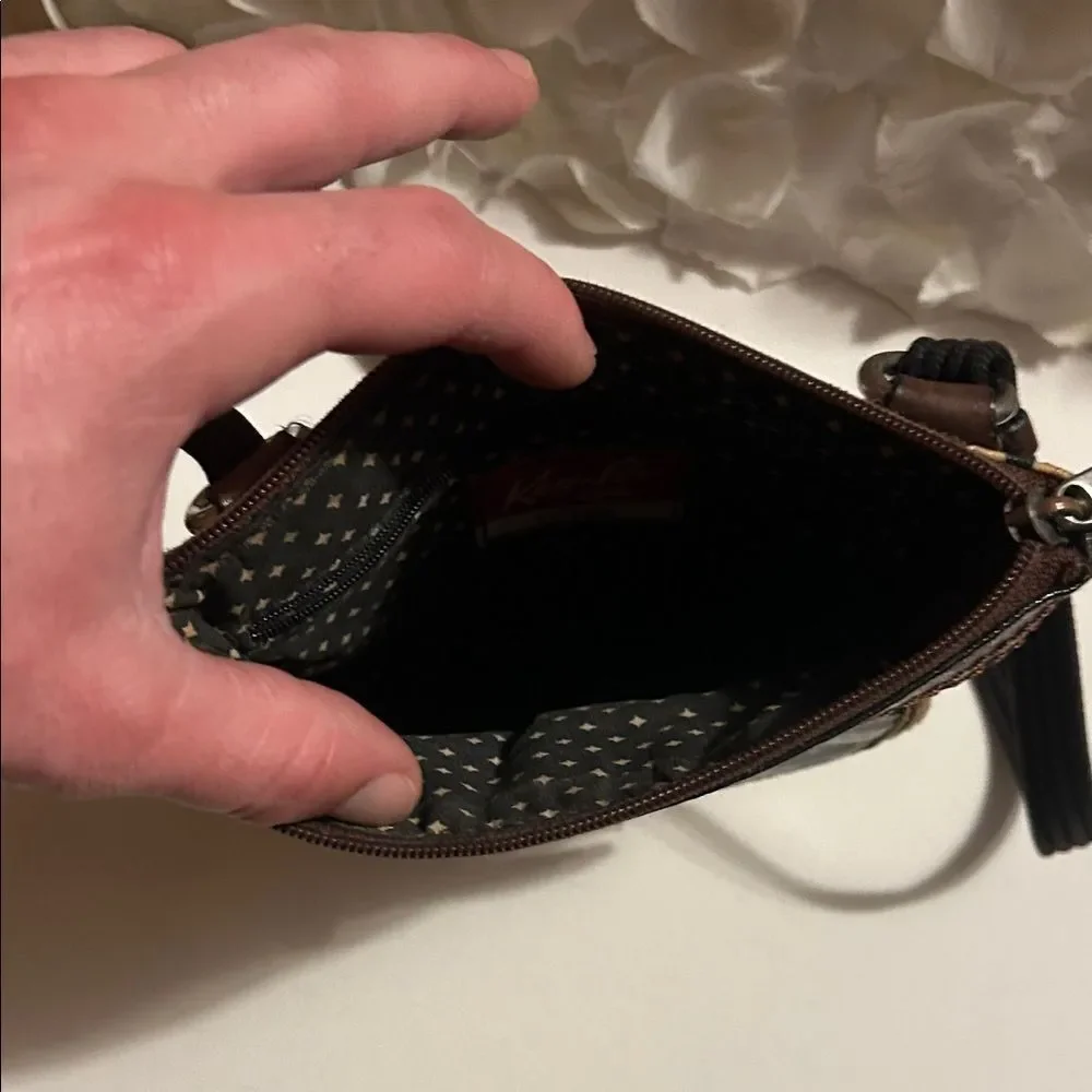 Fossil Multicolor Patterned Crossbody Bag
